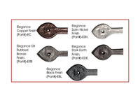 Rustic Series 1-3/4" Round Clavos Door Studs with Screws (Pack of 12)