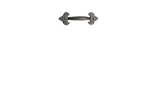 Iron Series 7" LIS Style Garage Door Lift Handle