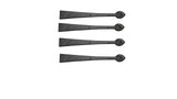 ALUMINUM Series Decorative 16" Strap Hinges Set