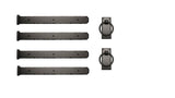 Rustic Series 24" Mission Strap Hinges with 7" Ring Pulls Kit