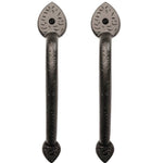 Rustic Series 10" Solid Aluminum Traditional Spear End Pull Handles