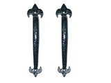 Iron Series 10" Decorative Pull Handles LIS Style, Set of Two